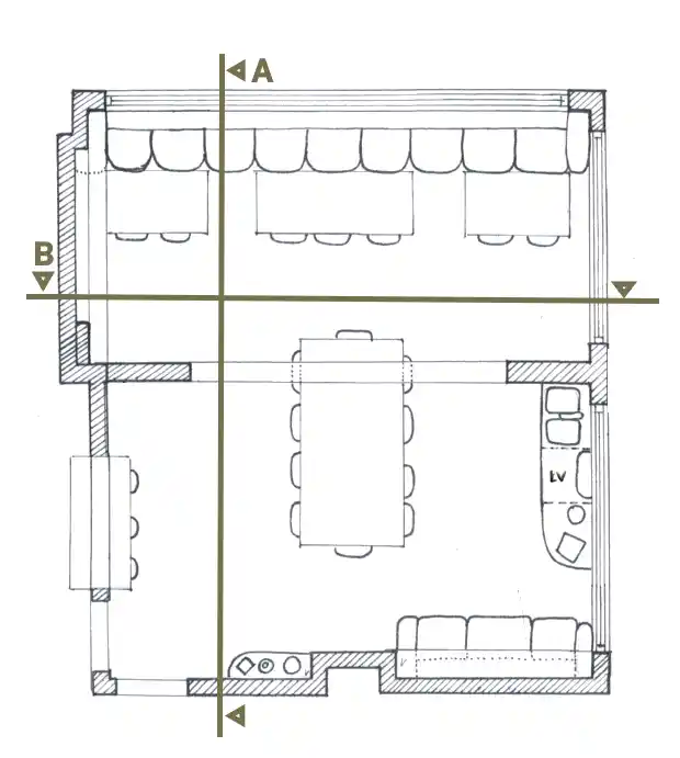 CAD Cafeteria — floor plan