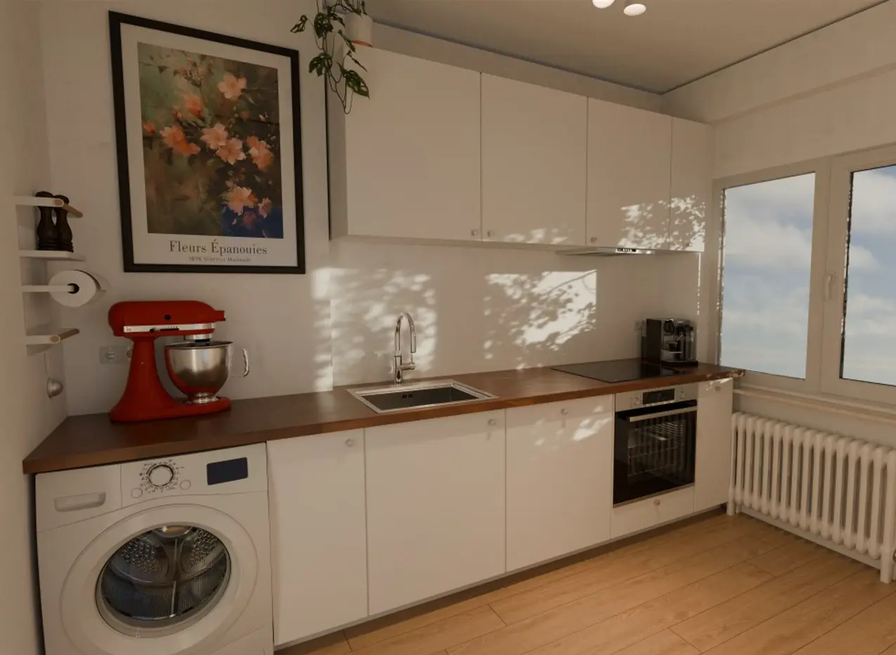 The Promise of a Space — coastal interior 3D render